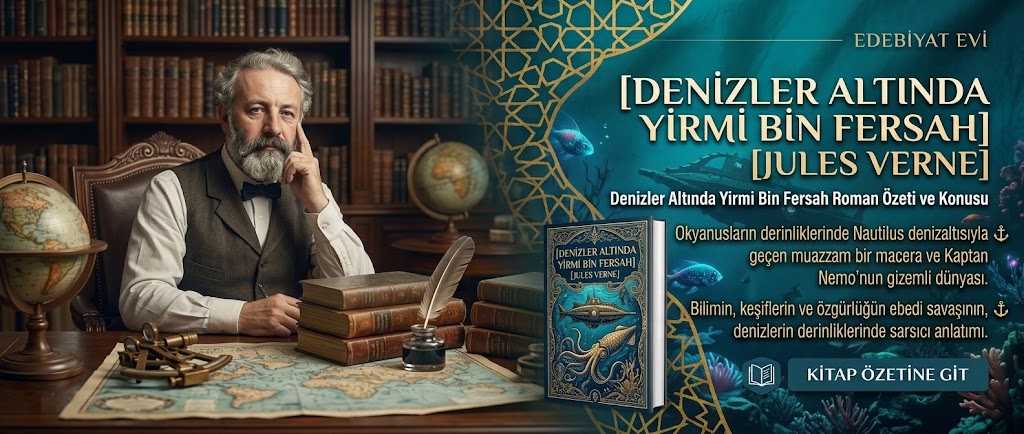 Denizler Altında Yirmi Bin Fersah Roman Özeti ve Konusu – Jules Verne