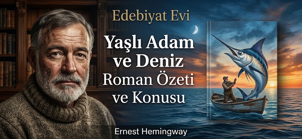 Yaşlı Adam ve Deniz Roman Özeti ve Konusu – Ernest Hemingway
